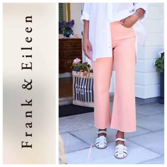 Frank & Eileen Denim - Frank & Eileen Galway Pink Wide Leg Jeans Women's Size 31